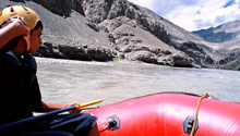India adventure, rafting the Indus