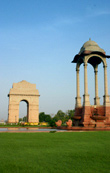 New Delhi, India Gate lawns