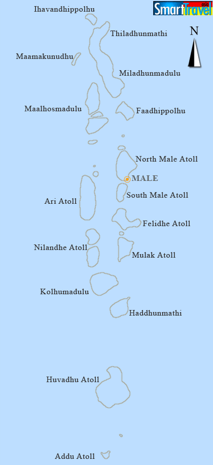 Maldives map