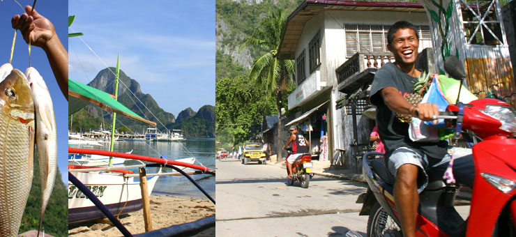 El Nido Town revs up with cafes and eateries - fresh seafood too