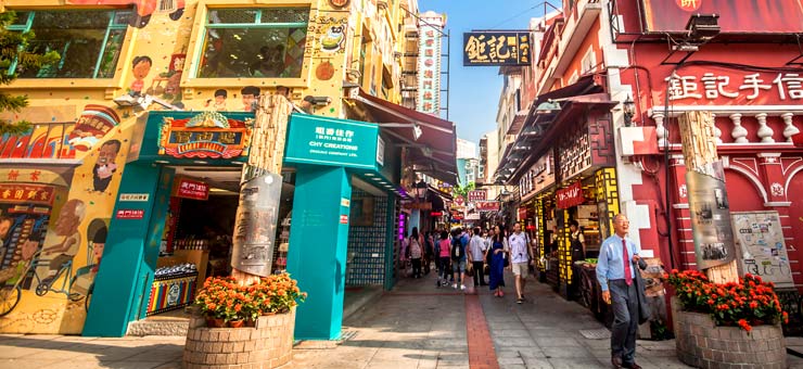 Taipa Village is a riot of art and graffiti and features in the 2019 Art Macao experience