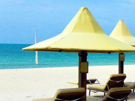 Coco Beach Resort, Phan Thiet fronts shimmering white sand