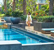Raffles Jakarta serves up a sumptuous outdoor pool and jogging track