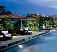 Breezy poolside at The Ritz-Carlton, Shenzhen