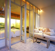 Spacious villas tend to come with private pools and a sunning courtyard or verandah