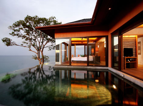 Cinemascope seaviews are the norm at this hideaway, one of the best Phuket luxury villa resorts on the island