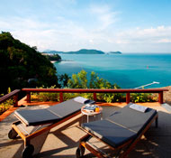 Sri Panwa Phuket deck chairs catch the rays
