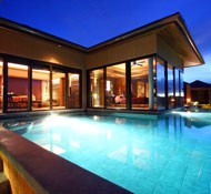 The design is minimalist and modern but with classical overlays