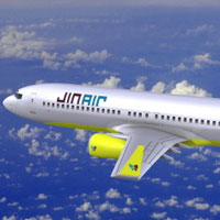 South Korean low cost airline Jin Air - B737-800