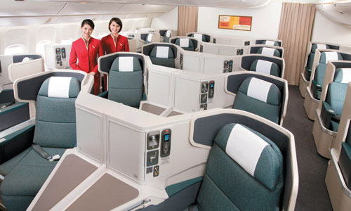 Widest Business Class Seats And The Most Leg Room Aloft