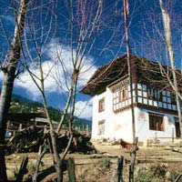 Bhutan local architecture