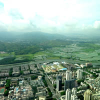 Shenzhen guide to hotels and shopping, view from St Regis lobby