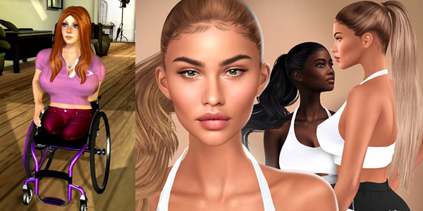 Second Life Marketplace, sell products, buy hairstyles, conference...