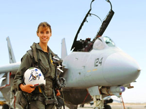 First female pilot of F14 Tomcat Carey Lohrenz