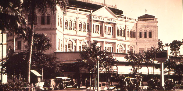 Great Asian classic hotelsm Raffles Singapore arrived in 1901