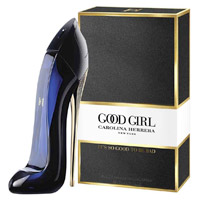 Good Girl by Caroline Herrera is a premium feature on many airline inflight duty-free shoping brochures