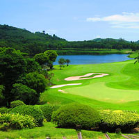 Golfing in Phuket, Thailand, Blue Canyon