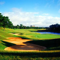 Golfing in Dalat, Vietnam