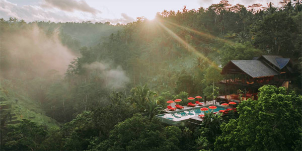Buahan Banyan Tree Escape, Ubud, Bali - the 'naked experience' - new Bali natural resorts
