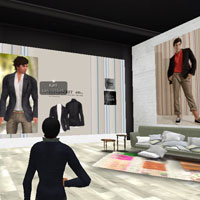 Second Life shopping for cool clothes