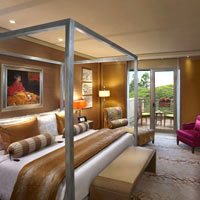 ITC Gardenia rooms compare well vs other Bangalore hotels like Oberoi and Taj