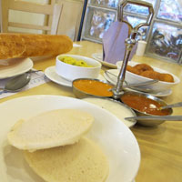 Jaipur dining, dosas