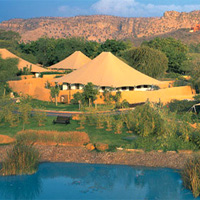 Rajasthan luxury tent hotels, Oberoi Vanyavilas