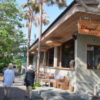 Sanur has several chic restaurants along the beachfront - or go cycling along the trail