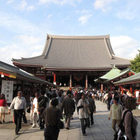 Tokyo temple tour, Senso-ji in Asakusa