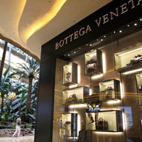 Macau shopping in Cotai at Conrad, Bottega Veneta