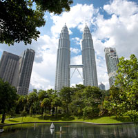 Kuala Lumpur business hotels, Mandarin Oriental is next to the Twin Towers