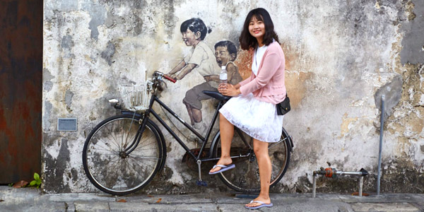 Walk around Penang George Town murals with photographer journalist David Sutton