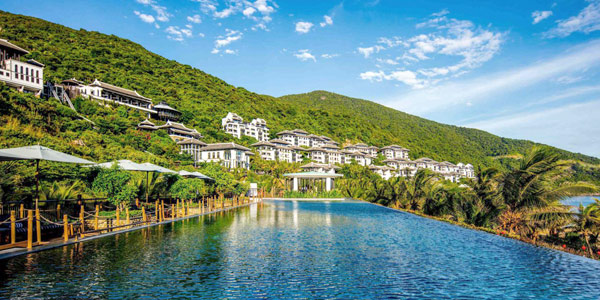 InterContinental Danang Sun Peninsula Resort, a top Vietnam wedding hotels pick and yes with a beach
