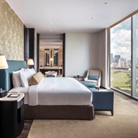 New Bangkok luxury hotels, Waldorf rates well vs St Regis its neighbour - Bangkok Royal Suite with a view