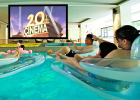 Silks Place Taroko, Taiwan, floating movies