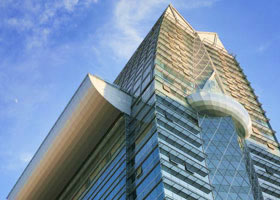Okura Prestige Bangkok, great downtown location next to a BTS station