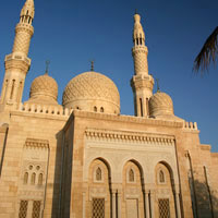 Dubai mosque, architecture