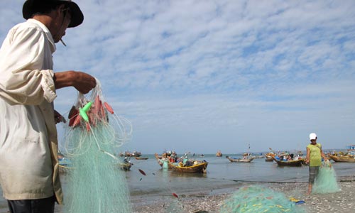 Fishing Nets At Mui Ne / photo: Vijay Verghese
