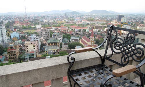Chair With A View At Imperial Hue / photo: Vijay Verghese