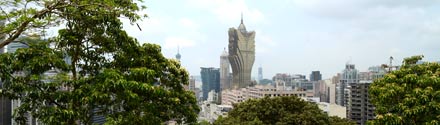 Macau view from Guia Lighthouse