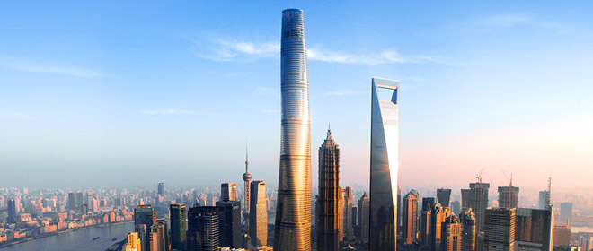 Shanghai Tower designed by Gensler is the tallest building in China