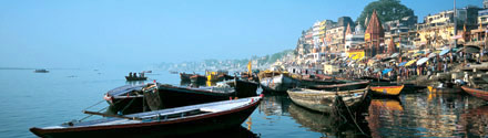 Indian religion, the Ganges at Varanasi