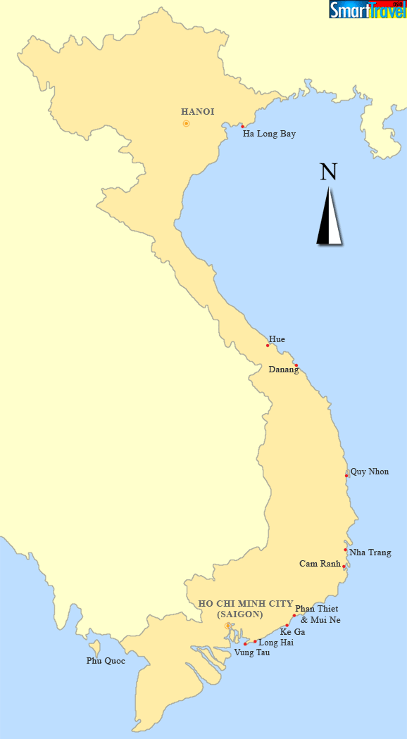 Vietnam map