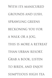 Walk, jog, or read a good book at this fine urban retreat