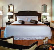 Rooms are spacious and elegant