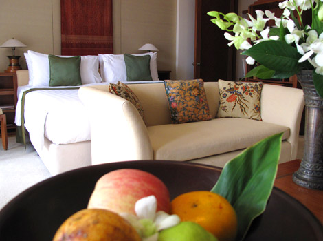 Rich Indonesian decor marks out The Dharmawangsa, one of the best Jakarta business hotels