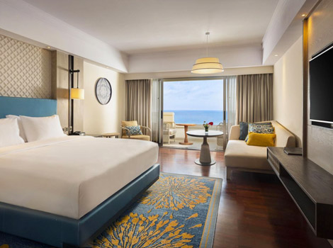 Ocean views galore in remodelled rooms at Hilton Bali