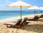 Beachfront at Hilton Bali