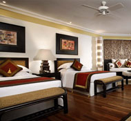 Large rooms help make this a top choice as one of the best Jimbaran family resorts