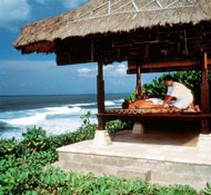 Enjoy spa treatments overlooking the sea